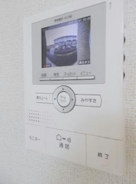 セキュリティ　カメラ付インターホン（イメージ）