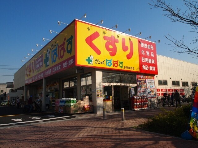 ドラックストア　どらっぐぱぱす赤塚新町店（ドラッグストア）まで199m