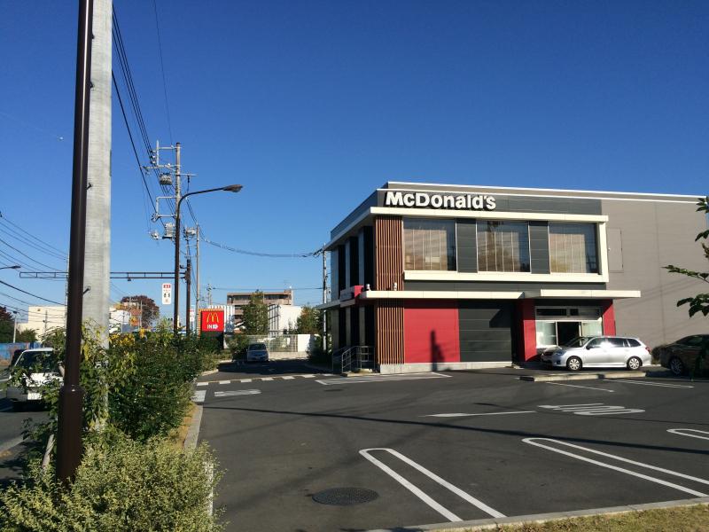 飲食店　マクドナルド 東大和清水店（飲食店）まで504m