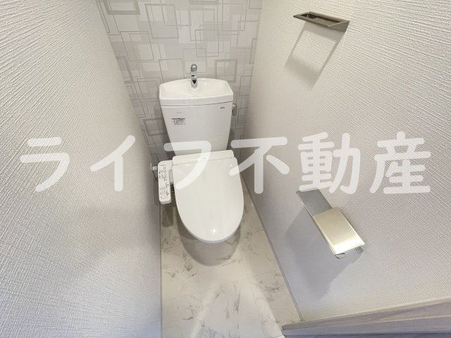 トイレ　ゆったりとした空間のトイレです