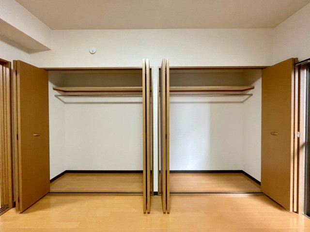 収納　たっぷりとした収納スペースです
