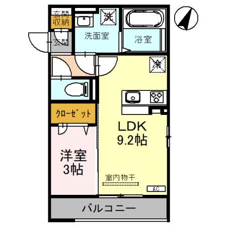 D-residence浅野本町の間取り写真