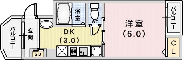 呉ビルの間取り写真