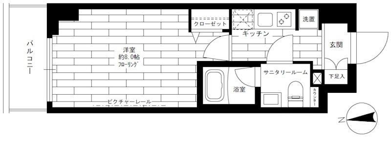 グランドコンシェルジュ池袋本町イーストの間取り写真