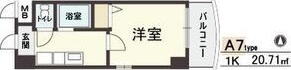 阪急千里線 天神橋筋六丁目駅 徒歩4分 15階建 築28年の間取り写真