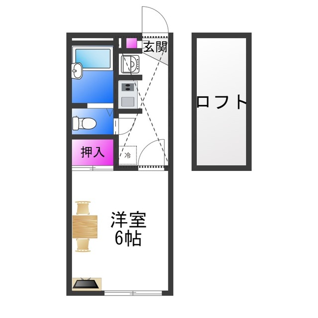 地下鉄谷町線 平野駅 徒歩3分 3階建 築23年の間取り写真