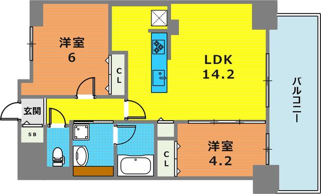 ラ フィエスタ新神戸の間取り写真