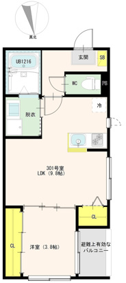 東部市場前K2レジデンスの間取り写真
