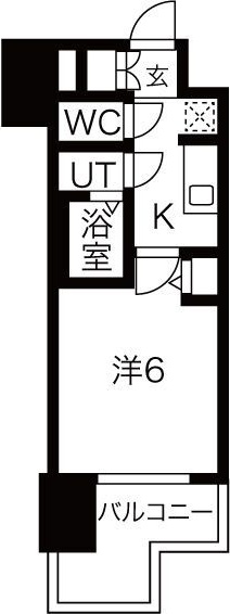 メイクスWアート名駅南IIIの間取り写真