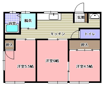 レジデンス浄南町の間取り写真