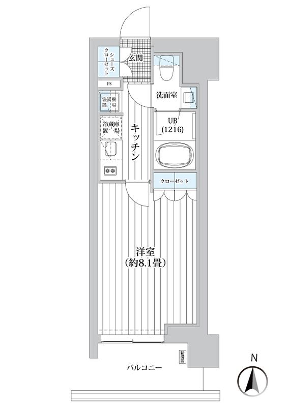 ライオンズフォーシア清澄白河の間取り写真