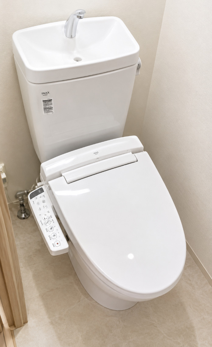 都営三田線 新板橋駅 徒歩4分 8階建 築10年のトイレ写真