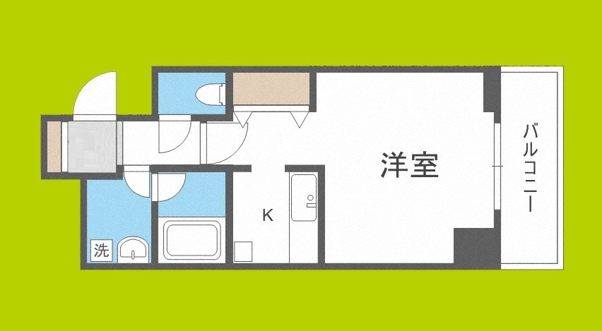 BRAVI南堀江の間取り写真