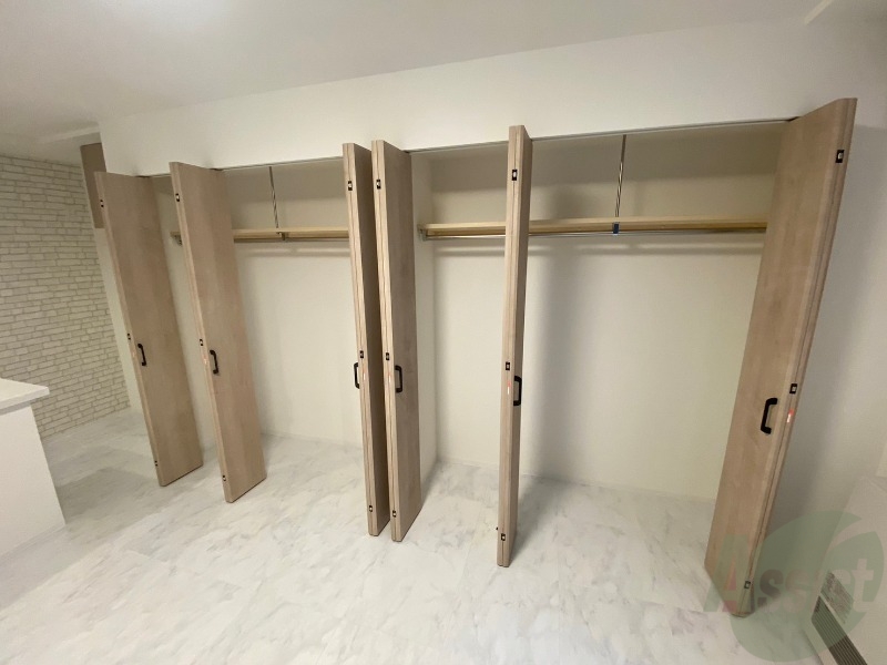 収納　収納もバッチリあるのでお部屋が片付きますよ！