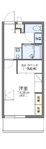 レオパレスアニマートの間取り