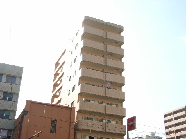 広島市中区広瀬町のマンションの建物外観