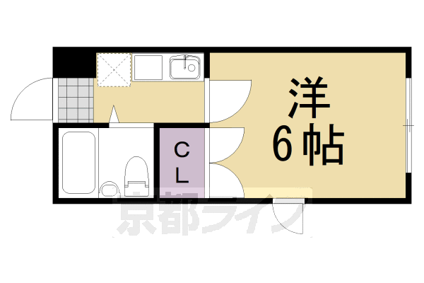 亀岡市下矢田町のマンションの間取り