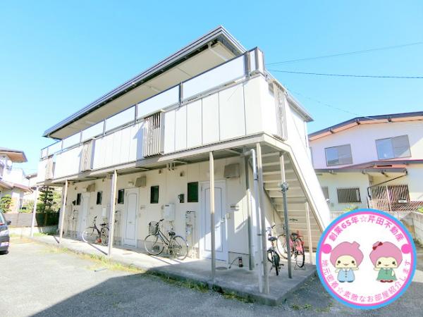 長野市三輪のアパートの建物外観