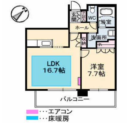 ザ・広島タワーの間取り