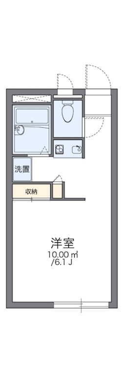 レオパレスフェリシダードの間取り