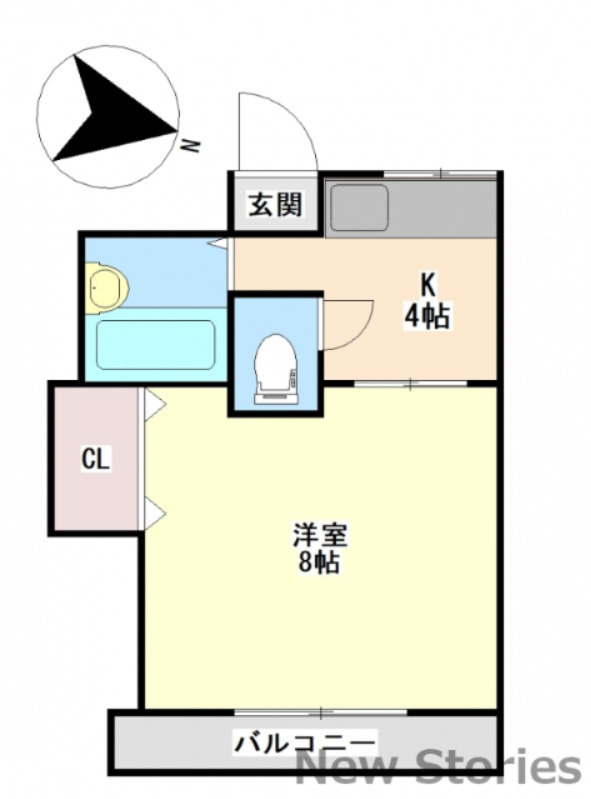 リバティN1の間取り