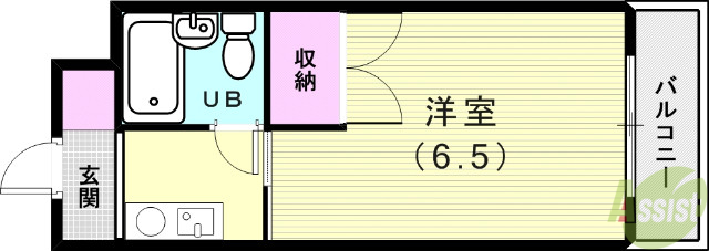 神戸市西区大津和のマンションの間取り