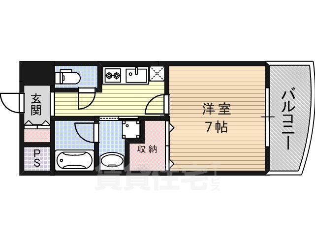 エルベコート堺東の間取り