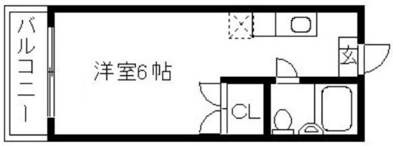 北浅ハイツの間取り