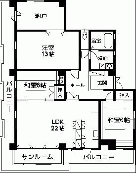 清水第一マンションの間取り