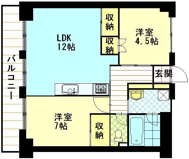 日興ロイヤルマンションの間取り