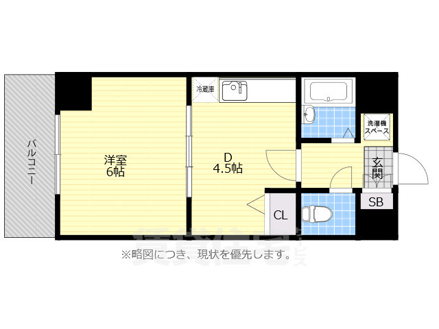 福岡市西区姪の浜のマンションの間取り