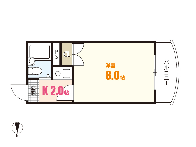 第１３やたがいビルの間取り