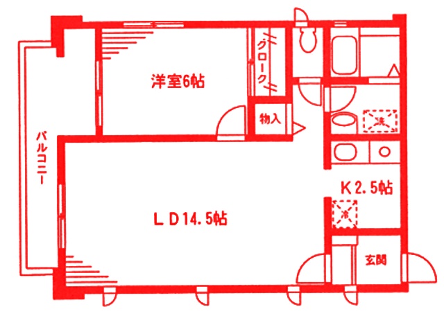 カーサベルデ加賀原の間取り