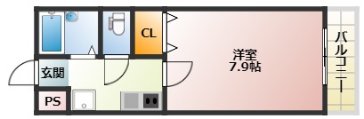 メゾンWO南七松の間取り