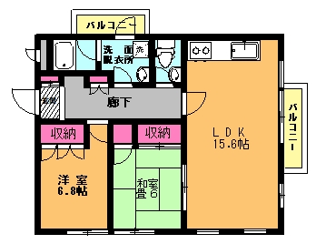 ＴＡＰ立川の間取り