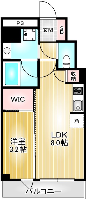 プレサンスロジェ大須白川公園の間取り