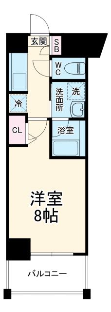 セイワパレス深江橋駅前の間取り