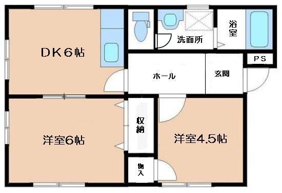 取手市東のマンションの間取り