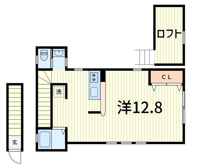 ＩＳＯＬＡ南水元の間取り