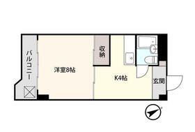 各務原市鵜沼宝積寺町のマンションの間取り