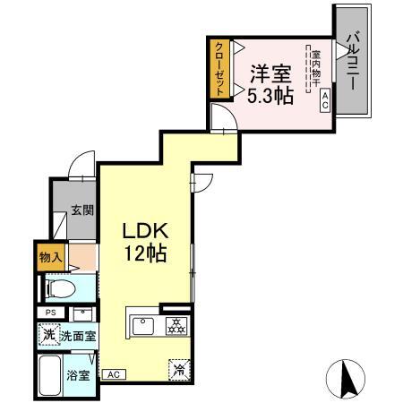 グラナーデ関原の間取り