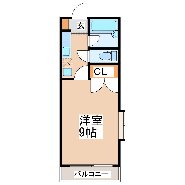 カナルドゥ水前寺IIの間取り