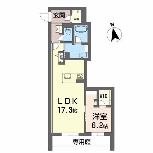 シャーメゾンプレミアス下助任の間取り