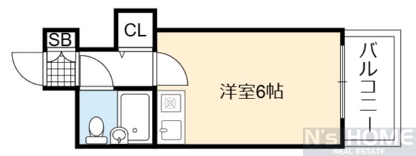 シャルムメゾン都島内代の間取り