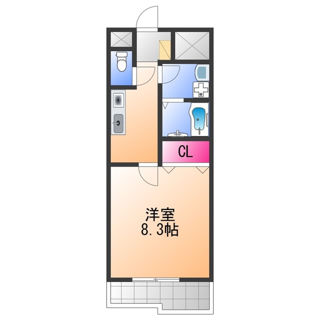 【泉佐野市日根野のマンションの間取り】