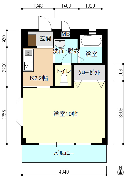 アメニティ・ダビデIIの間取り