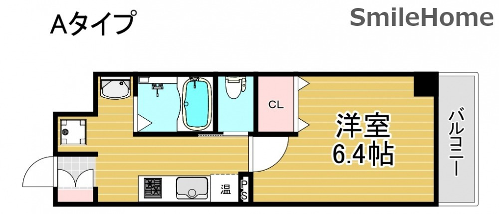 みおつくし粉浜の間取り