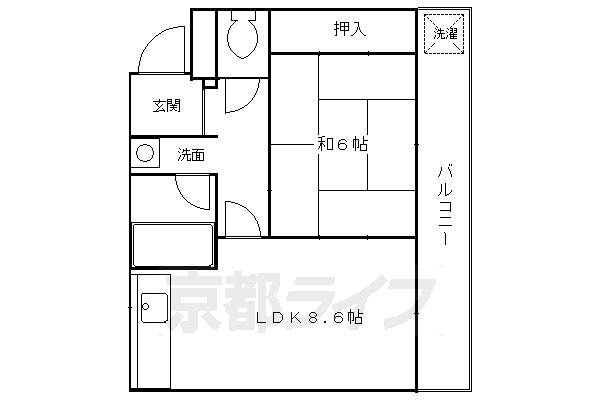 ファミールメゾン竹橋の間取り