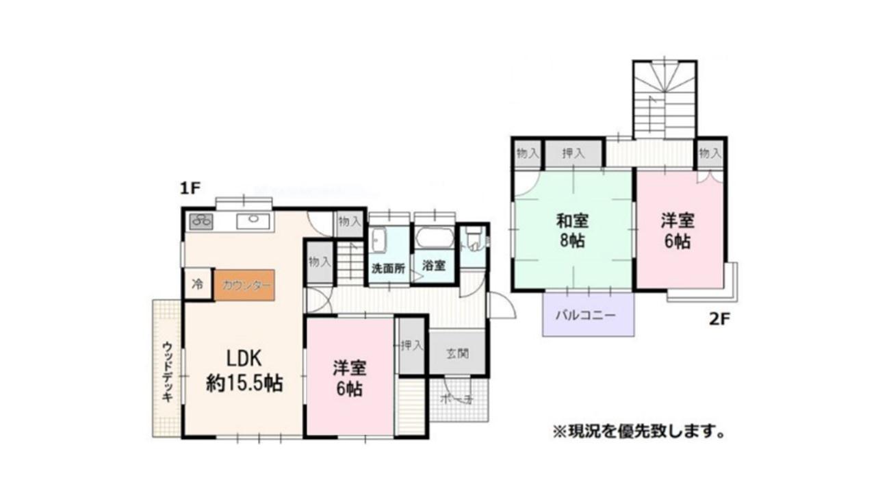 【東金市川場戸建ての間取り】