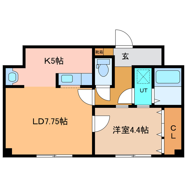 コーポリバーストーンの間取り